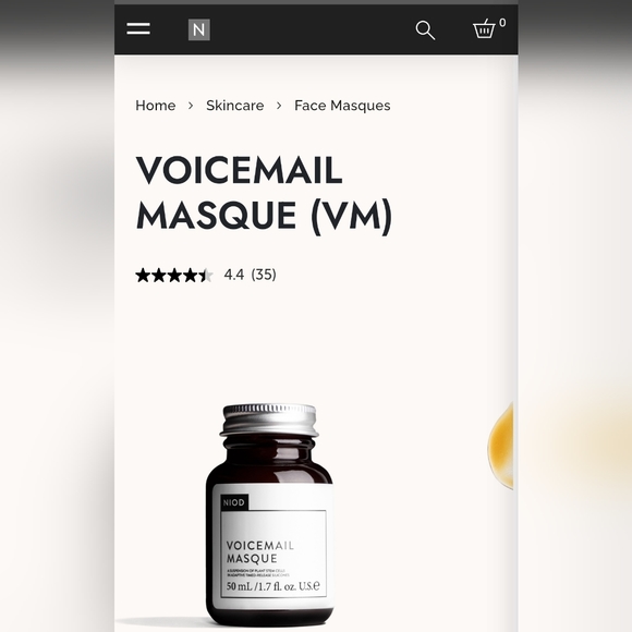 Niod Voicemail Masque (VM) - Picture 1 of 7